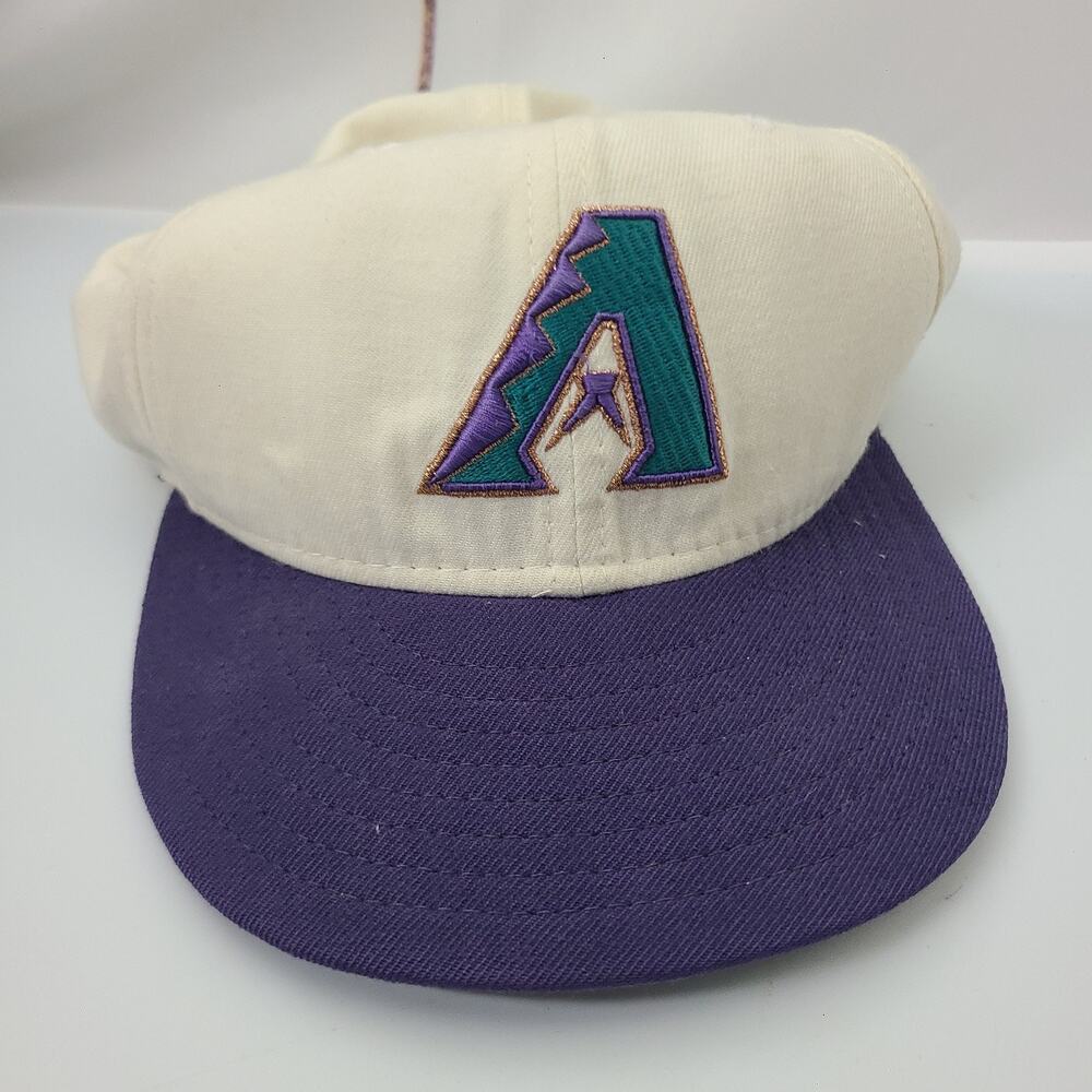Vintage Arizona Diamondbacks New Era 5950 Diamomd Collection Cap‎ Hat Pro Model